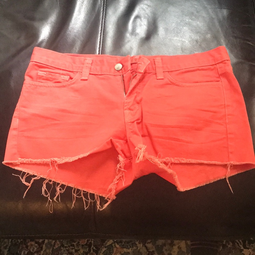 j brand orange shorts!